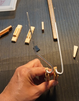 Bending a piano key
