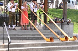 Alphorn perfomance